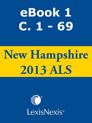 cover image of New Hampshire Advance Legislative Service